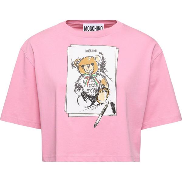 t-shirt Moschino rosa