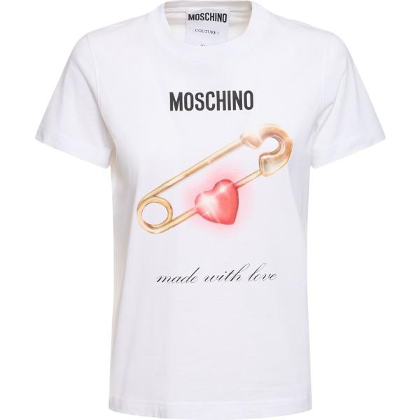 t-shirt Moschino bianco
