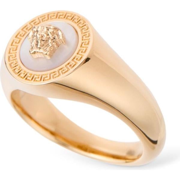 anelli Versace bianco