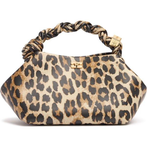 borse a mano Ganni grigio animalier
