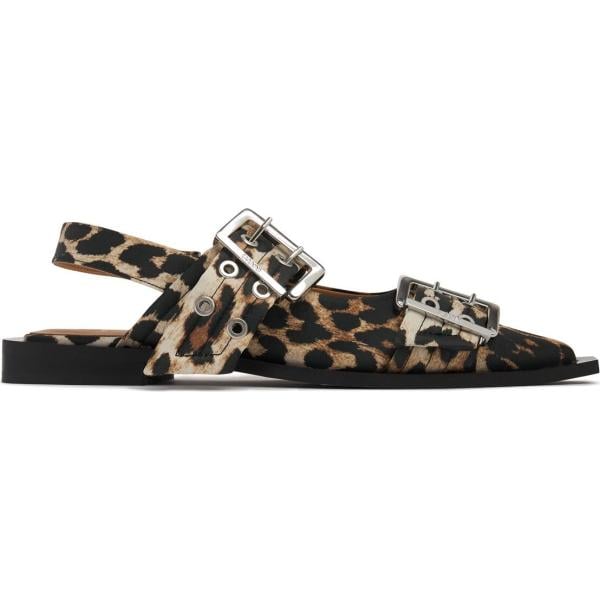 ballerine Ganni bianco con stampe