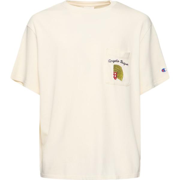 t-shirt Champion X Awake bianco