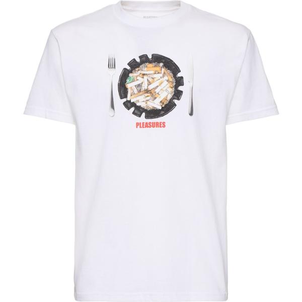 t-shirt Pleasures bianco con stampe