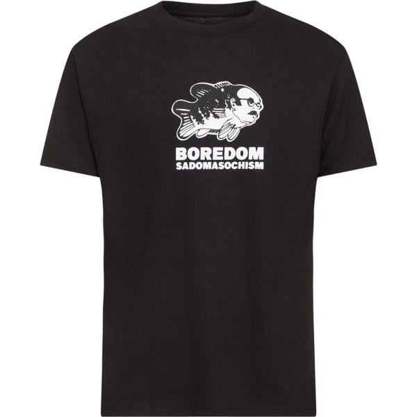 t-shirt Pleasures nero con stampe