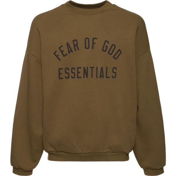 felpe Fear Of God Essentials verde