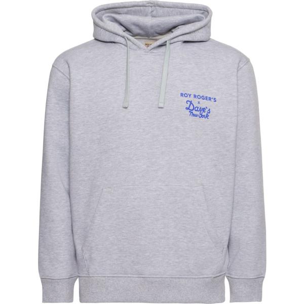 felpe con cappuccio Roy Rogers grigio con stampe