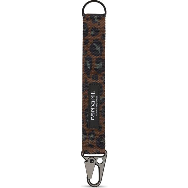 portachiavi Carhartt Wip bianco con stampe