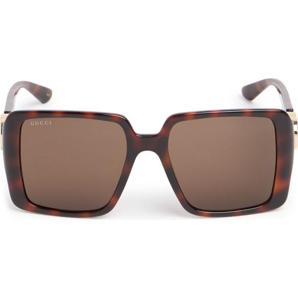 occhiali da sole Gucci marrone