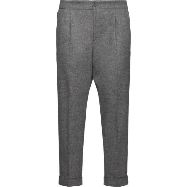 pantaloni Boss grigio