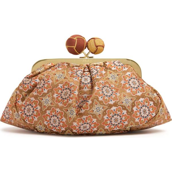 pochette Weekend Max Mara marrone con stampe