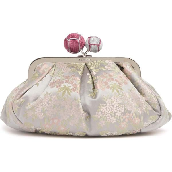 pochette Weekend Max Mara grigio con stampe