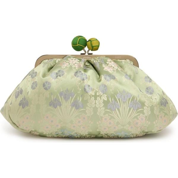 pochette Weekend Max Mara marrone con stampe