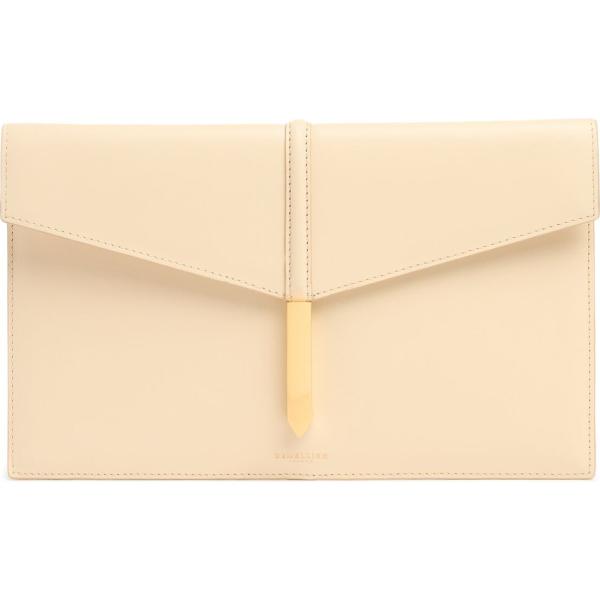clutch Demellier marrone