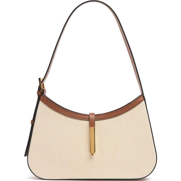 borse a spalla Demellier marrone