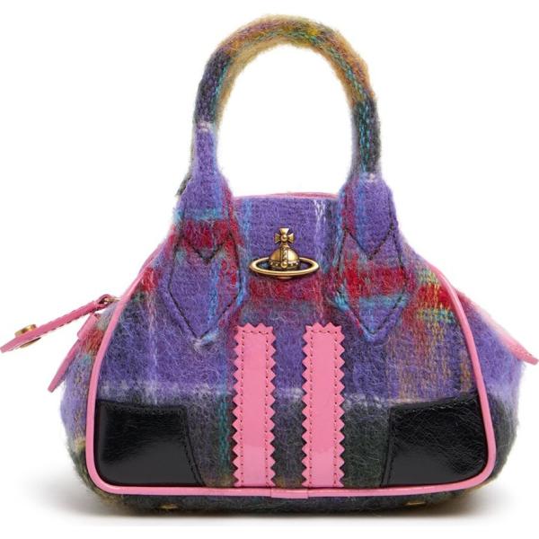 borse a mano Vivienne Westwood viola scozzese