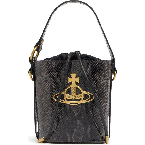 borse a secchiello Vivienne Westwood grigio