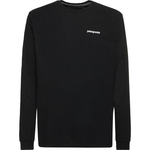 t-shirt Patagonia nero con stampe