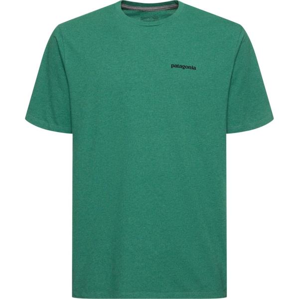 t-shirt Patagonia verde con stampe