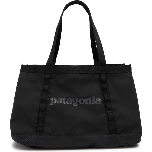 shopping bag Patagonia nero con stampe