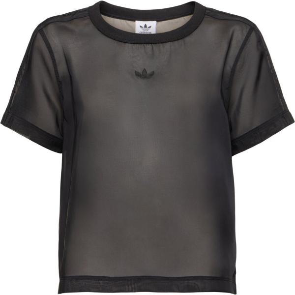 t-shirt Adidas Originals grigio a righe