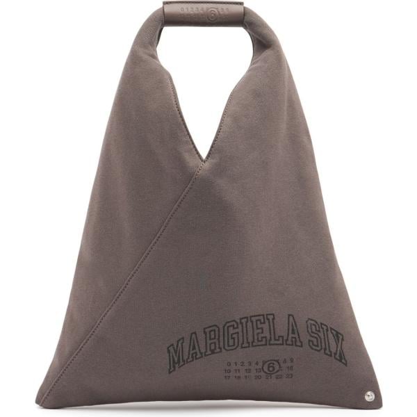 borse a mano Mm6 Maison Margiela marrone con stampe