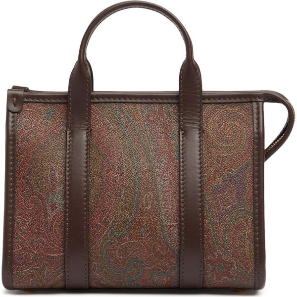 borse a mano Etro marrone con stampe