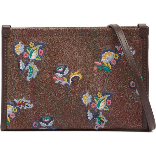 borse a spalla Etro marrone con stampe