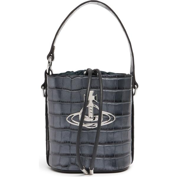 borse a mano Vivienne Westwood grigio con stampe