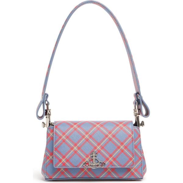 borse a spalla Vivienne Westwood grigio con stampe