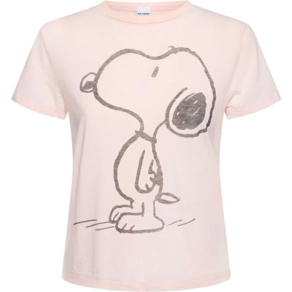t-shirt Re/Done rosa