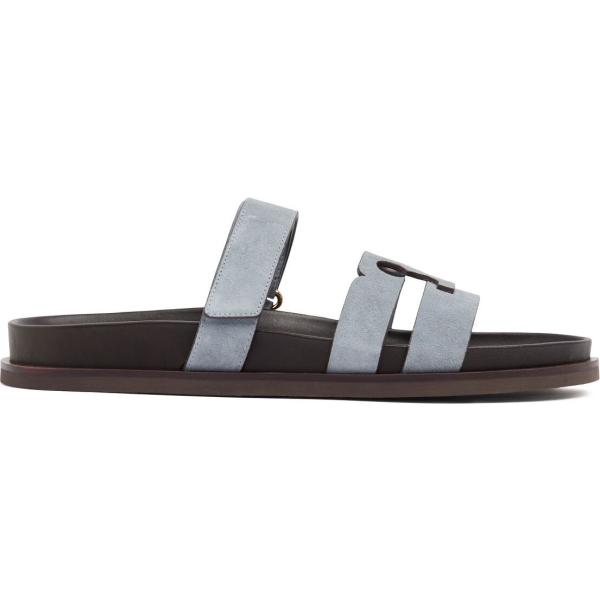 sandali in pelle Tory Burch blu
