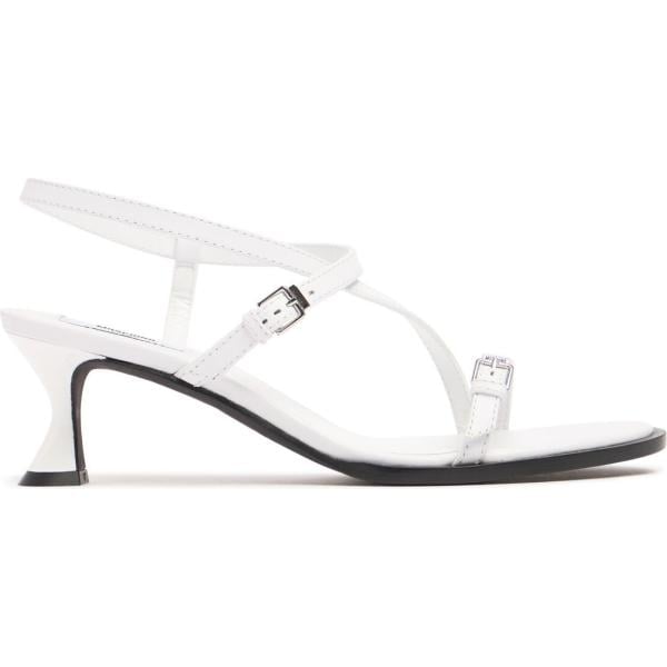sandali in pelle Moschino bianco