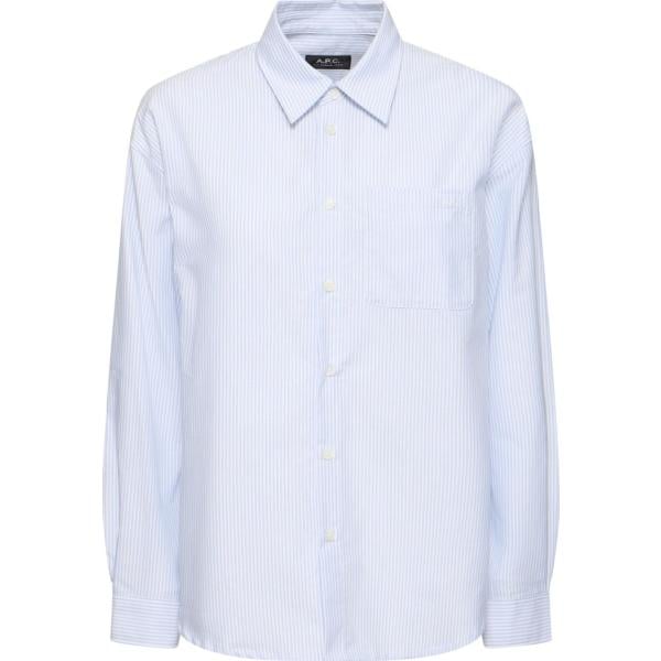 camicie A.p.c. blu