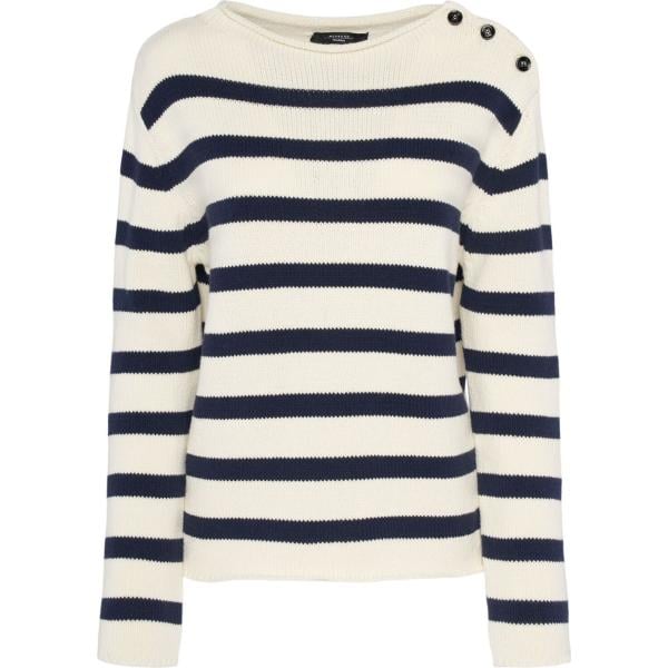 maglieria Weekend Max Mara bianco a righe