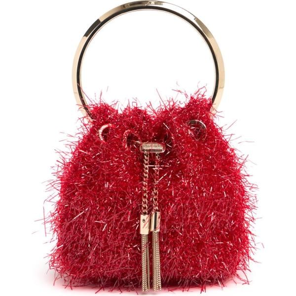 borse a spalla Jimmy Choo rosso