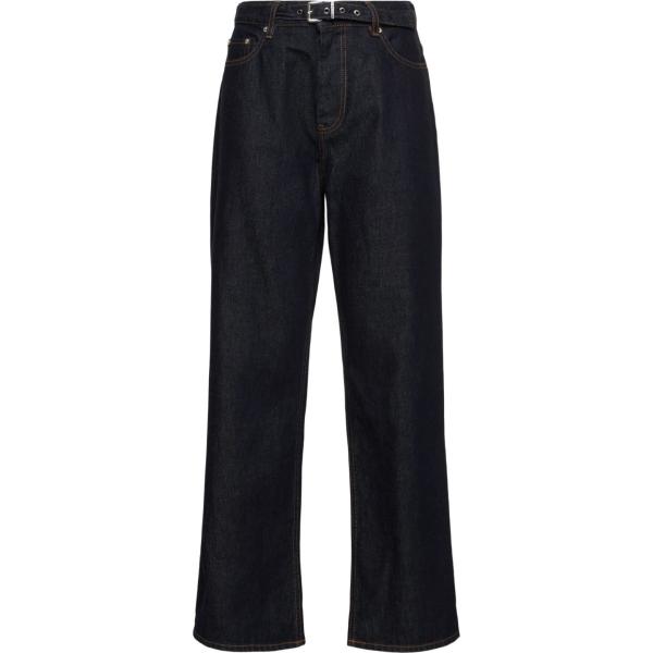 jeans dritti Ganni nero