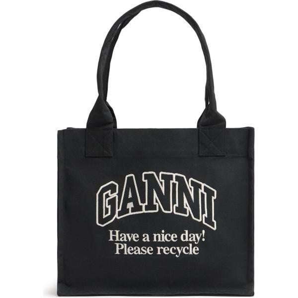 shopping bag Ganni nero