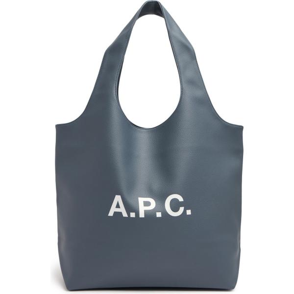 borse tote A.p.c. blu con stampe