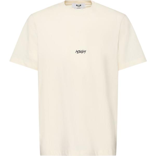 t-shirt Msgm marrone