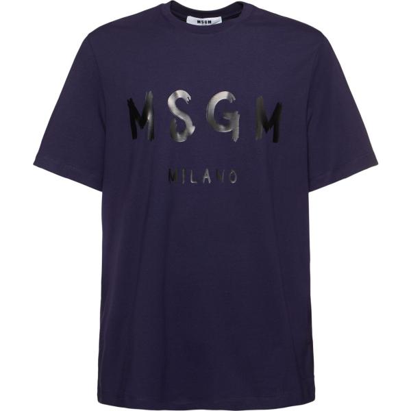 t-shirt Msgm blu