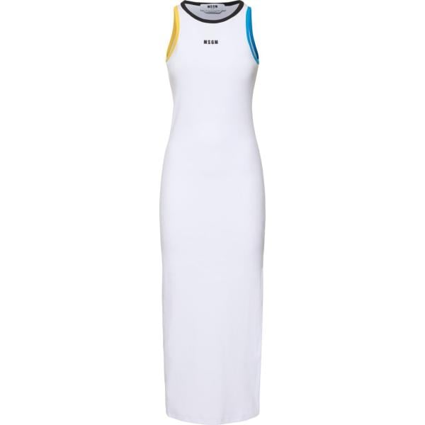 vestiti midi/longuette Msgm bianco