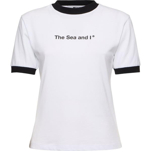 t-shirt Msgm bianco con stampe