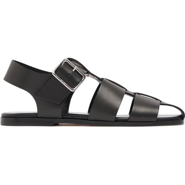 sandali in pelle Aeyde grigio