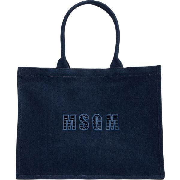 shopping bag Msgm blu