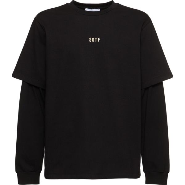 t-shirt Sotf nero con stampe