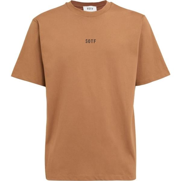 t-shirt Sotf marrone con stampe