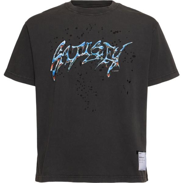 t-shirt Satisfy nero