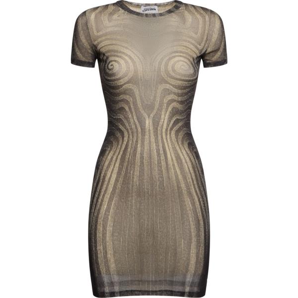 vestiti Jean Paul Gaultier verde con stampe