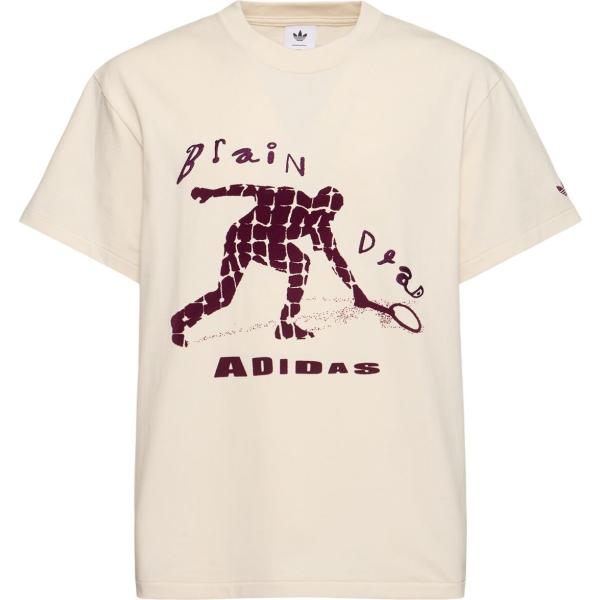 t-shirt Adidas Originals bianco con stampe