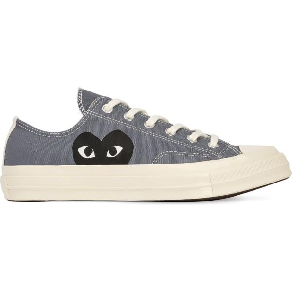 sneakers Comme Des Garçons Play grigio con stampe